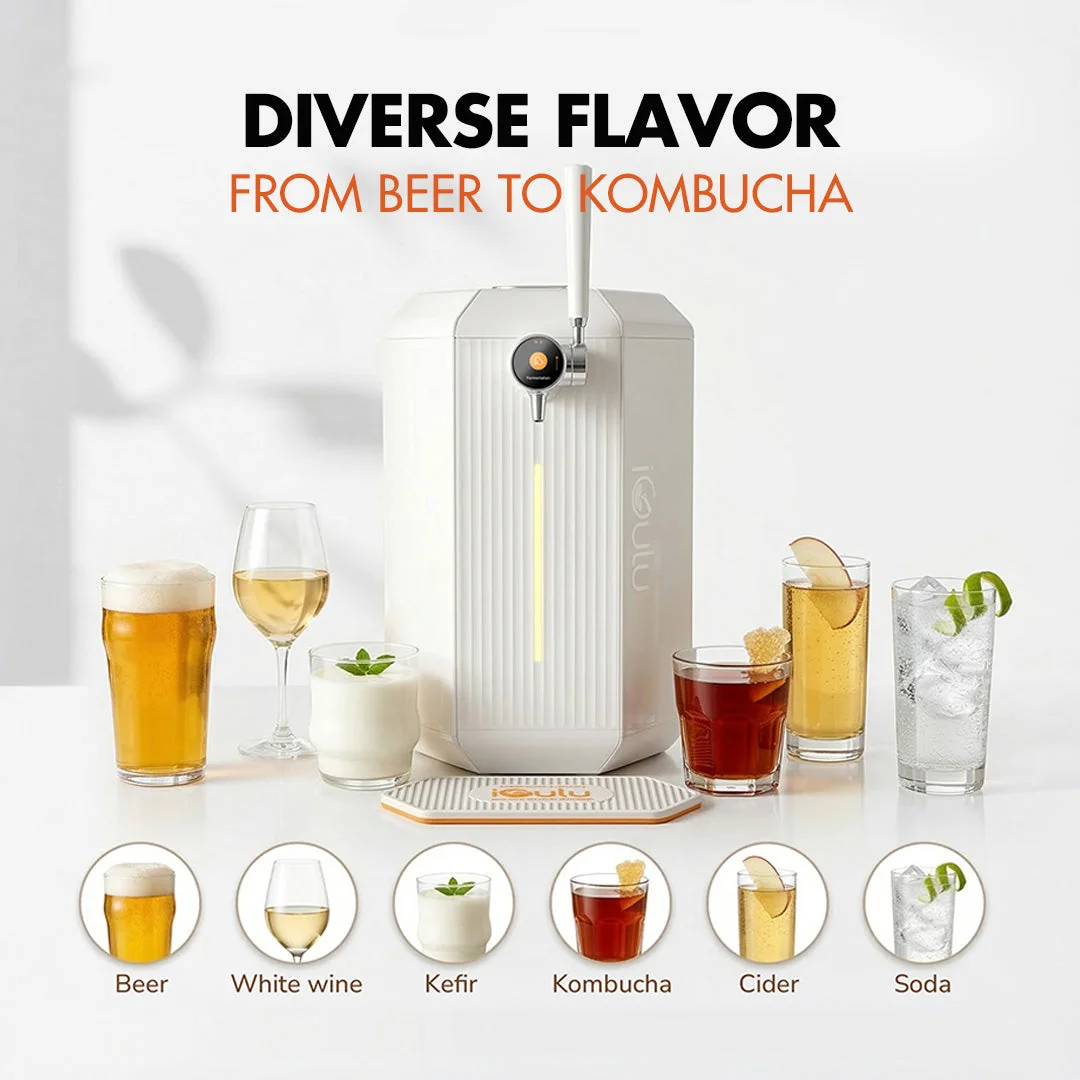 iGulu F1 with a range of fermented drinks